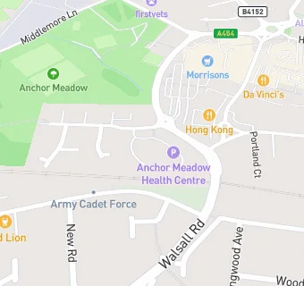 map for Northgate Medical Centre