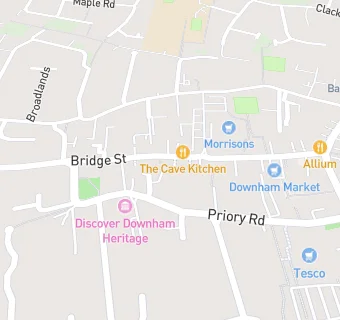 map for Downham & Clackclose Conservative Club