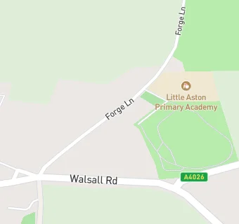 map for Little Aston Primary Academy