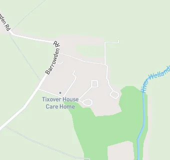 map for Tixover House Care Home