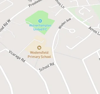 map for Wodensfield Primary School