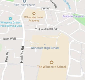 map for Wilnecote High School