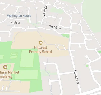 map for Downham Market, Hillcrest Primary School