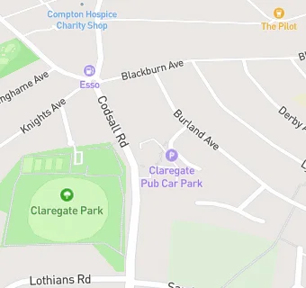 map for The Claregate