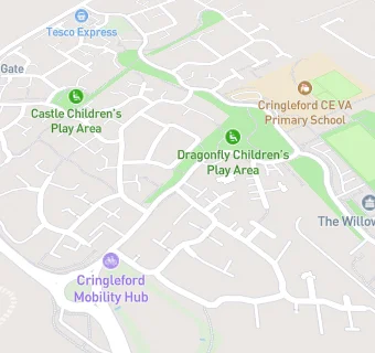 map for Cringleford Crackerjacks Pre-School