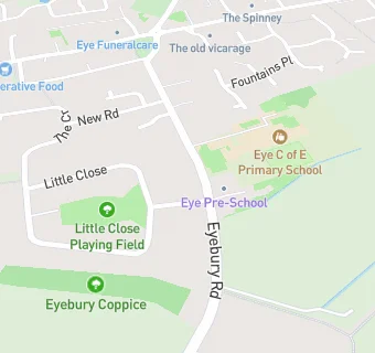 map for Wraparound Club @ Eye Church of England Primary School