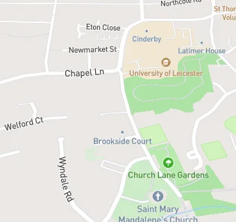 map for Knighton Victoria Bowls Club