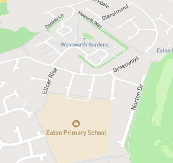 map for Eaton Primary School