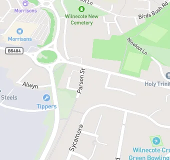 map for Wilnecote Surgery