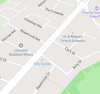 map for Mydentist, Narborough Road South, Leicester 