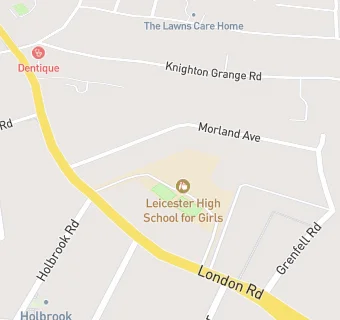 map for Leicester High School for Girls