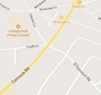 map for Cannock Road Convenience Store