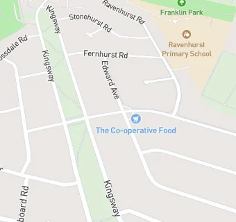 map for Braunstone Chippy