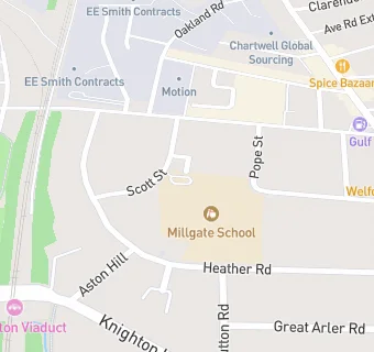 map for Millgate School