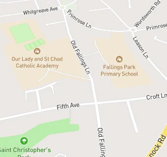 map for Primrose Hill Nursing Home