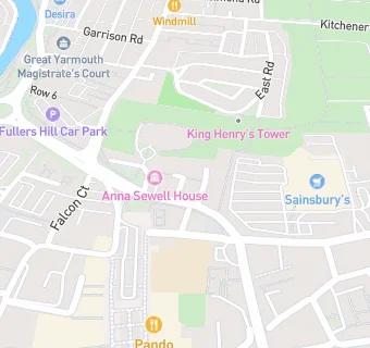 map for St. Nicholas Priory C E V Primary School