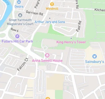 map for St Nicholas Priory CofE VA Primary School