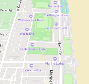 map for St Annes Hotel