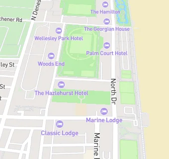 map for Barons Court Hotel