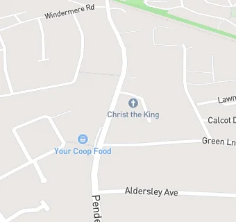 map for Aldersley Church Playgroup