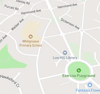 map for Low Hill Nursery School & Childns Ctre