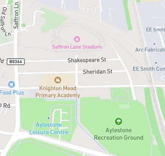 map for Knighton Mead Primary Academy Breakfast Club