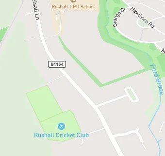 map for Rushall Primary School