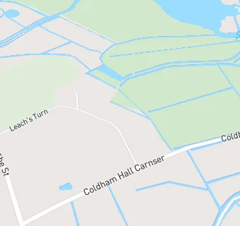 map for Coldham Hall Sailing Club