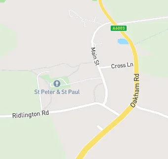 map for Preston Village Hall