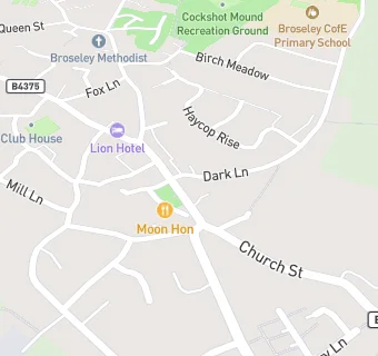 map for Broseley Newsagents J And ME Homer Ltd