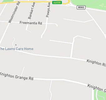 map for The Lawns Care Home