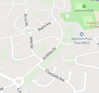 map for Griffiths Drive Medical Practice