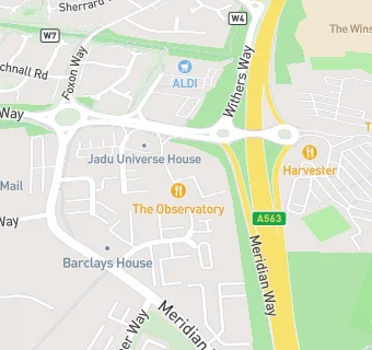 map for The Observatory Beefeater