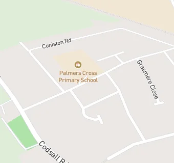 map for Palmers Cross Primary School