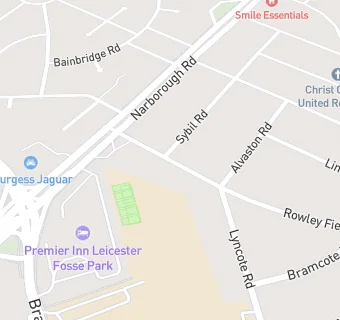 map for Hyderabadi Biryani Leicester