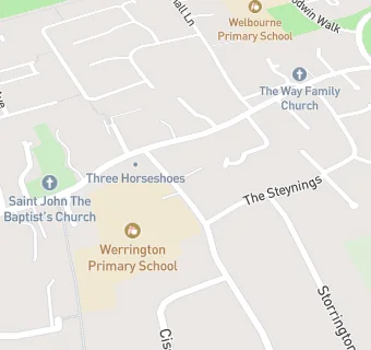 map for ABM Catering Ltd @ Werrington Primary School