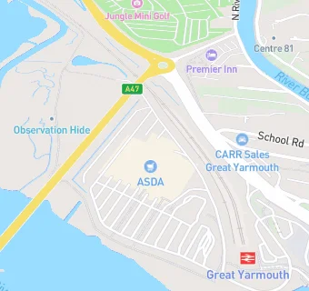 map for Asda Pharmacy