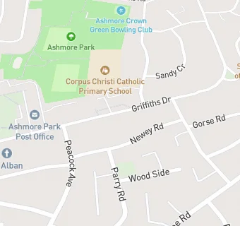 map for Ashmore Park Medical Centre