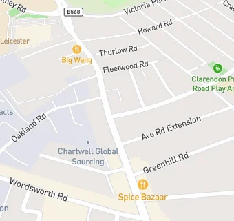 map for Clarendon Park Road Health Centre