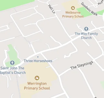 map for Werrington Pharmacy