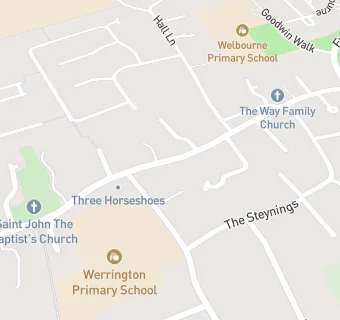 map for Mydentist, Church Street, Werrington Village