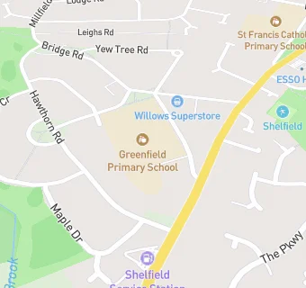 map for Green Close County Primary School