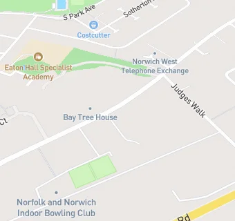 map for Norfolk And Norwich Indoor Bowling Club