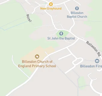 map for Billesdon Church of England Primary School