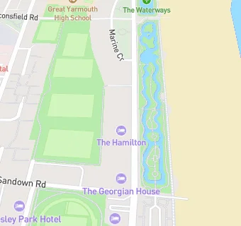 map for Kensington Hotel