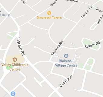 map for Blakenall Family Practice