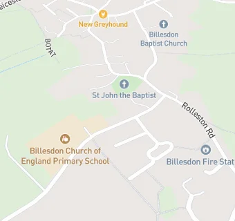 map for Billesdon School