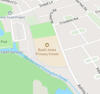 map for Busill Jones Primary School