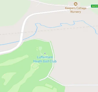 map for Luffenham Heath Golf Club