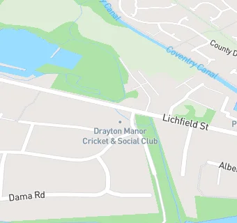 map for Drayton Manor Cricket & Social Club